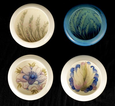 Lot 69 - A COLLECTION OF FOUR MOORCROFT CIRCULAR...