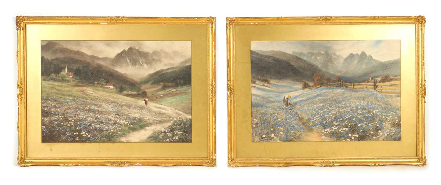 Lot 801 - JOHN McWHIRTER (1839 - 1911) A PAIR OF LATE...