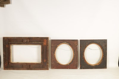 Lot 816 - A SELECTION OF SEVEN GILT SWEPT FRAMES two...