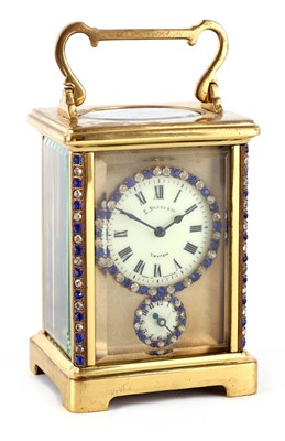 Lot 830 - AN EARLY 20TH CENTURY FRENCH TIMEPIECE ALARM...