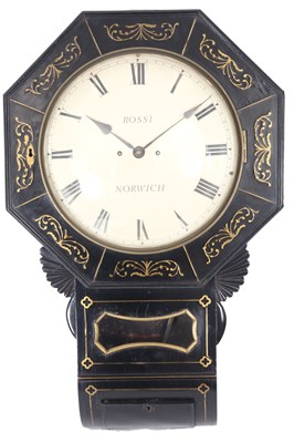 Lot 921 - ROSSI, NORWICH A REGENCY EBONISED DOUBLE FUSEE...