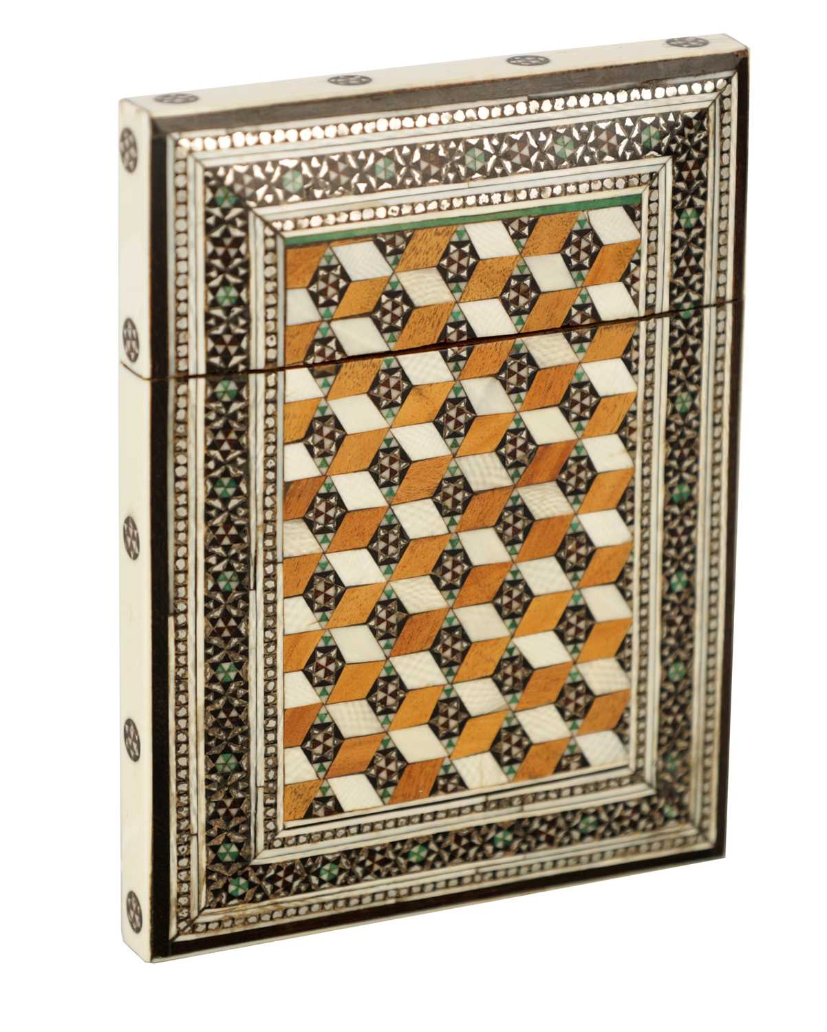 Lot 989 - A 19TH CENTURY ANGLO INDIAN FINELY INLAID...