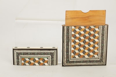 Lot 989 - A 19TH CENTURY ANGLO INDIAN FINELY INLAID...