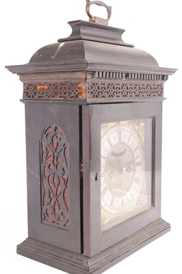 Lot 881 - A LATE 17TH CENTURY BRACKET CLOCK WITH ASSOCIATED MOVEMENT