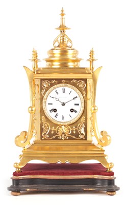 Lot 933 - LEROY, A PARIS  A MID 19TH CENTURY FRENCH ORMOLU MANTEL CLOCK