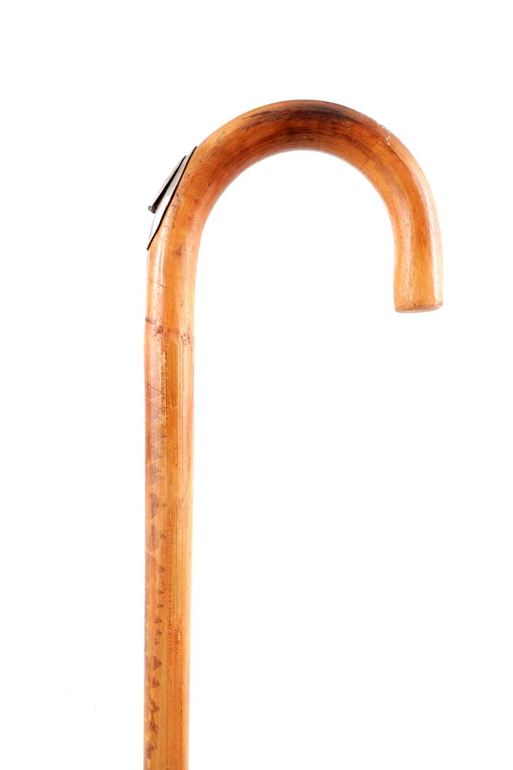 Lot 379 - A 20TH CENTURY HORSE MEASURE WALKING STICK