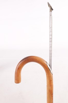 Lot 379 - A 20TH CENTURY HORSE MEASURE WALKING STICK