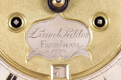 Lot 934 - DANIEL SEDDON, FRODSHAM  A RARE MID 18TH CENTURY OAK SPHERICAL MOON LONGCASE CLOCK