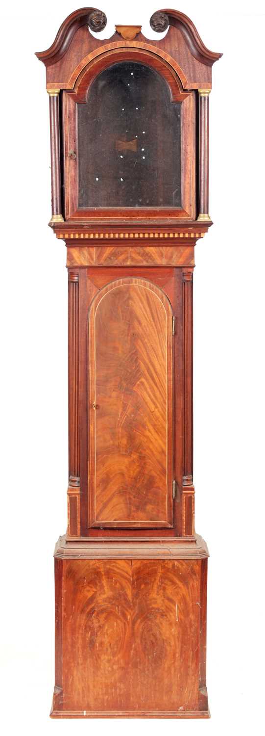 Lot 889 - A LATE GEORGE III FIGURED MAHOGANY GILLOW'S