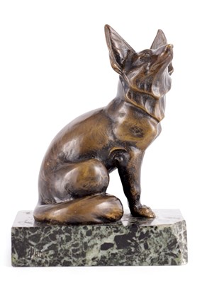 Lot 54 - AN EARLY 20TH CENTURY VIENNESE PATINATED BRONZE SCULPTURE