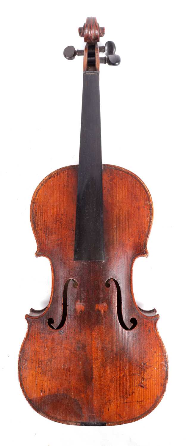 Lot 416 - AN ANTIQUE VIOLIN LABELLED 'ANDREAS