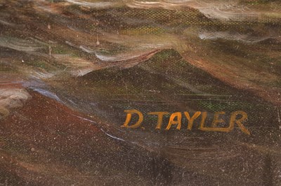 Lot 711 - D.TAYLOR  20TH CENTURY MARINE OIL ON CANVAS