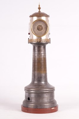 Lot 883 - A LATE 19TH CENTURY FRENCH INDUSTRIAL AUTOMATION LIGHTHOUSE CLOCK COMPENDIUM