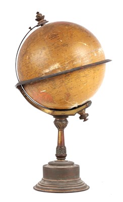 Lot 907 - AN EARLY 20TH CENTURY SMITH & SONS LTD 'THE EMPIRE CLOCK' AUTOMATION GLOBE CLOCK