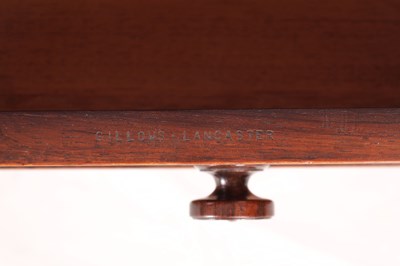 Lot 1003 - GILLOWS, LANCASTER  AN UNUSUAL WILLIAM IV COUNTRY HOUSE FIGURED ROSEWOOD CANTERBURY