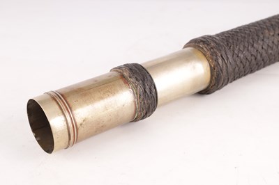 Lot 400 - ROSS, LONDON. A 19TH CENTURY SINGLE DRAW NAVAL TELESCOPE