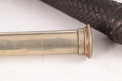 Lot 400 - ROSS, LONDON. A 19TH CENTURY SINGLE DRAW NAVAL TELESCOPE