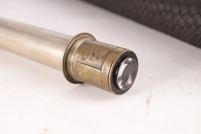 Lot 400 - ROSS, LONDON. A 19TH CENTURY SINGLE DRAW NAVAL TELESCOPE