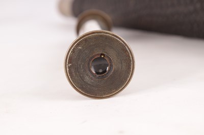 Lot 400 - ROSS, LONDON. A 19TH CENTURY SINGLE DRAW NAVAL TELESCOPE