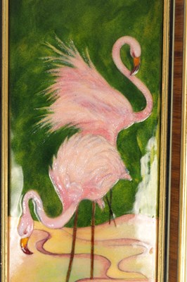 Lot 689 - AN EARLY 20TH CENTURY LIMOGES ENAMEL PLAQUE BY CAMILLE FAUREC