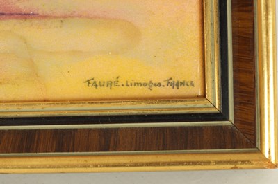 Lot 689 - AN EARLY 20TH CENTURY LIMOGES ENAMEL PLAQUE BY CAMILLE FAUREC