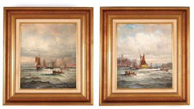 Lot 756 - HUBERT THORNLEY (fl.1859-1898)  A PAIR OF 19TH CENTURY OILS ON CANVAS