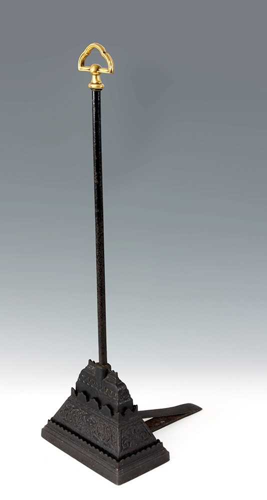 Lot 280 - AN UNUSUAL LATE 19TH CENTURY CAST IRON COUNTRY...