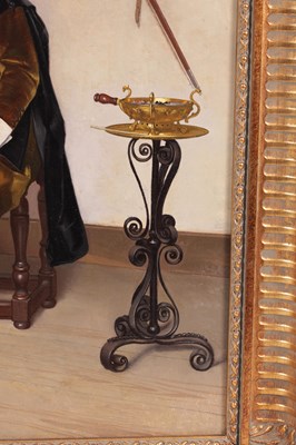 Lot 745 - FLORENT WILLEMS (BELGIAN, 1823-1903) OIL ON CANVAS