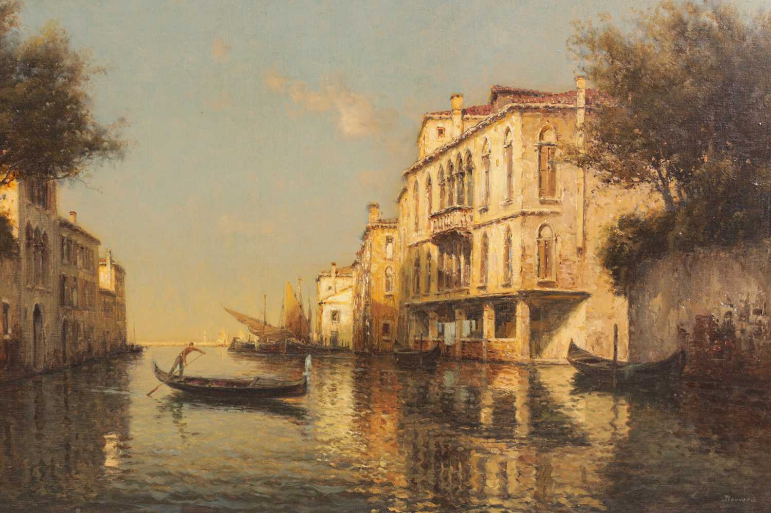 Lot 747 - ANTOINE BOUVARD (1870-1956)  A LARGE EARLY 20TH CENTURY OIL ON CANVAS