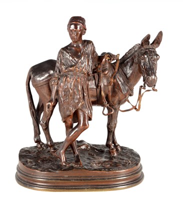 Lot 556 - ALFRED E. DUBUCAND (French, 1828-1894) A 19TH CENTURY BRONZE SCULPTURE