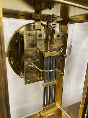Lot 782 - LE ROY ET FILS, PARIS & LONDON. A RARE AND LARGE 19TH FRENCH TABLE REGULATOR WITH COUP PERDU ESCAPEMENT