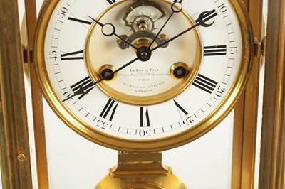 Lot 782 - LE ROY ET FILS, PARIS & LONDON. A RARE AND LARGE 19TH FRENCH TABLE REGULATOR WITH COUP PERDU ESCAPEMENT