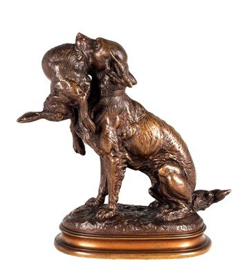 Lot 577 - AFTER PAUL-EDOUARD DELABRIERRE (FRENCH 1829-1912) A LATE 19TH CENTURY BRONZE SCUPTURE