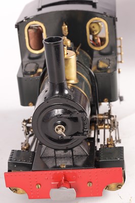 Lot 483 - AN 0 GAUGE LIVE STEAM MODEL 0-4-0 LOCOMOTIVE