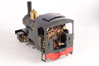 Lot 483 - AN 0 GAUGE LIVE STEAM MODEL 0-4-0 LOCOMOTIVE