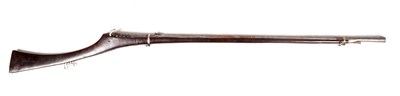 Lot 369 - AN INDIAN MATCHLOCK 44" BAREL MUSKET