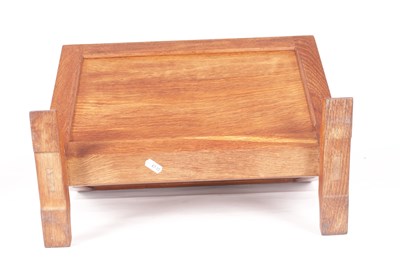 Lot 692 - A ROBERT 'MOUSEMAN' THOMPSON OAK MAGAZINE RACK