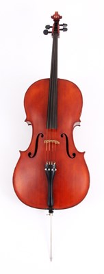 Lot 605 - A GERMAN CELLO DATED 1977 BY C.A. GOTZ with...