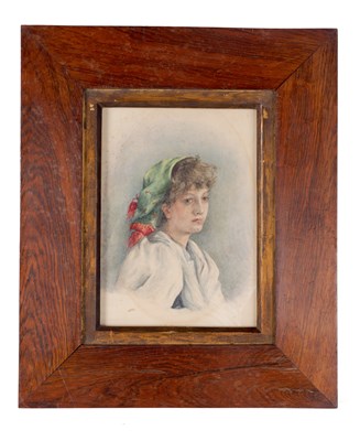 Lot 701 - FRAMED PORTRAIT OF A LADY