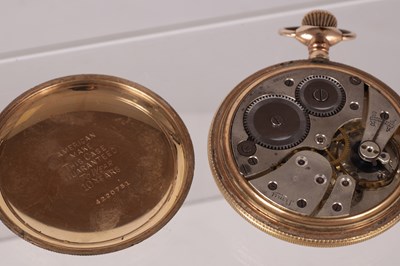 Lot 270 - AN AMERICAN LIMIT GOLDPLATED POCKET WATCH