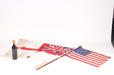 Lot 507 - TWO LATE 19TH CENTURY FLAGS