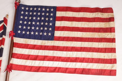 Lot 507 - TWO LATE 19TH CENTURY FLAGS