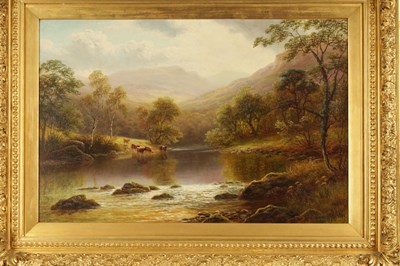 Lot 727 - WILLIAM MELLOR (1851 - 1931) OIL ON CANVAS