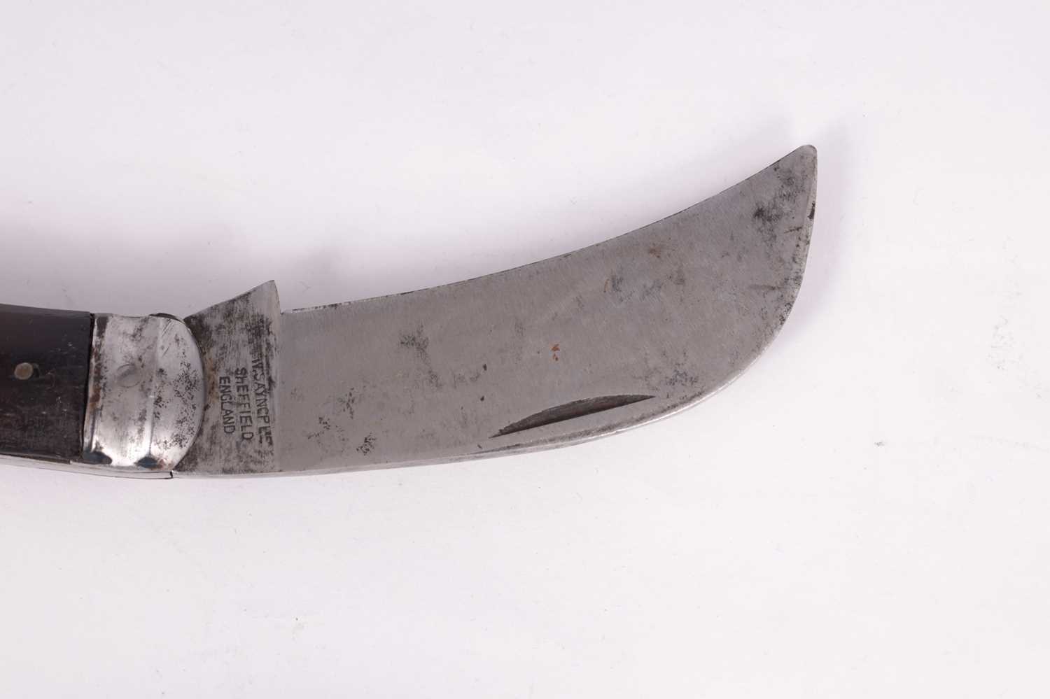 Lot 344 A W. SAYNOR OF SHEFFIELD PRUNING KNIFE
