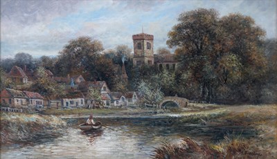 Lot 446 - J BARCLAY (HORACE HAMMOND) 1842-1926 OIL ON...