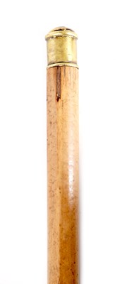 Lot 397 - A 19TH CENTURY MALACCA FLICK STICK