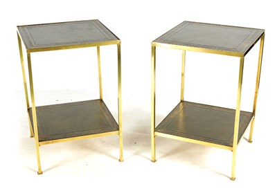 Lot 1046 - A PAIR OF 20TH CENTURY END TABLES