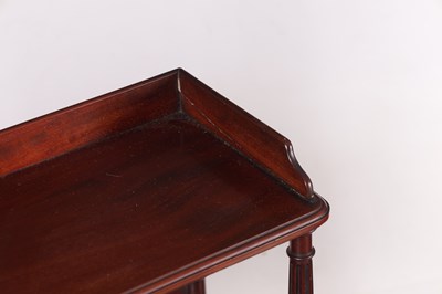 Lot 1015 - CHARLES MELLIER & CO. LONDON  A PAIR OF LATE 19TH CENTURY MAHOGANY SIDE TABLES