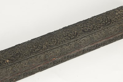 Lot 103 - AN EARLY 19TH CENTURY CHINESE SCROLL CASE