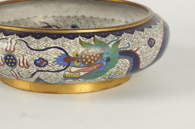 Lot 56 - A CHINESE CLOISONNE AND GILT BRONZE BOWL